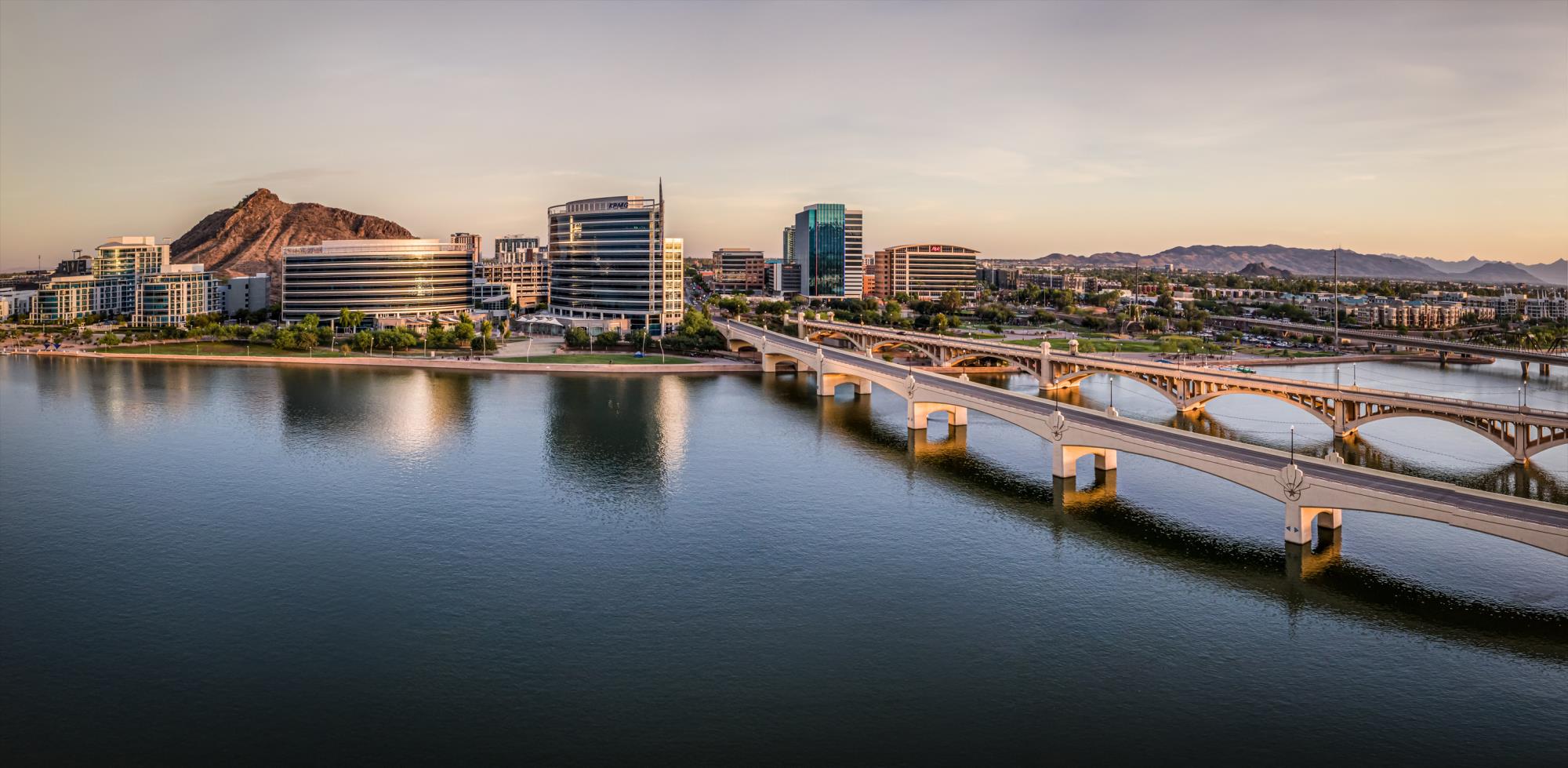 Downtown Tempe and Tempe Town Lake